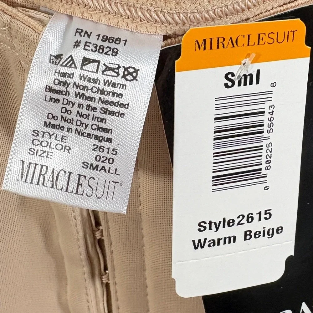 Miraclesuit Inches Off Extra Firm Waist Trainer 2615 Warm Beige Small NWT